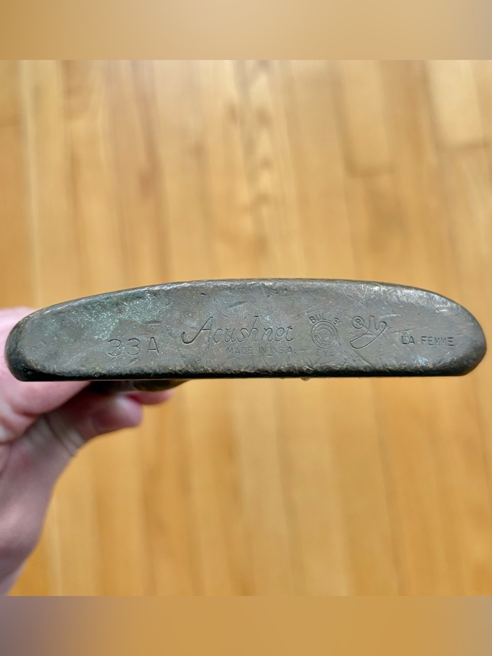 Vintage Acushnet Bullseye Titleist Putter La Femme 33A Right Hand RH USA Made